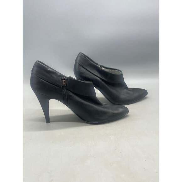 guess marciano stiletto 3" heel ankle boots black zip pointed toe size 8.5M READ - Picture 4 of 9